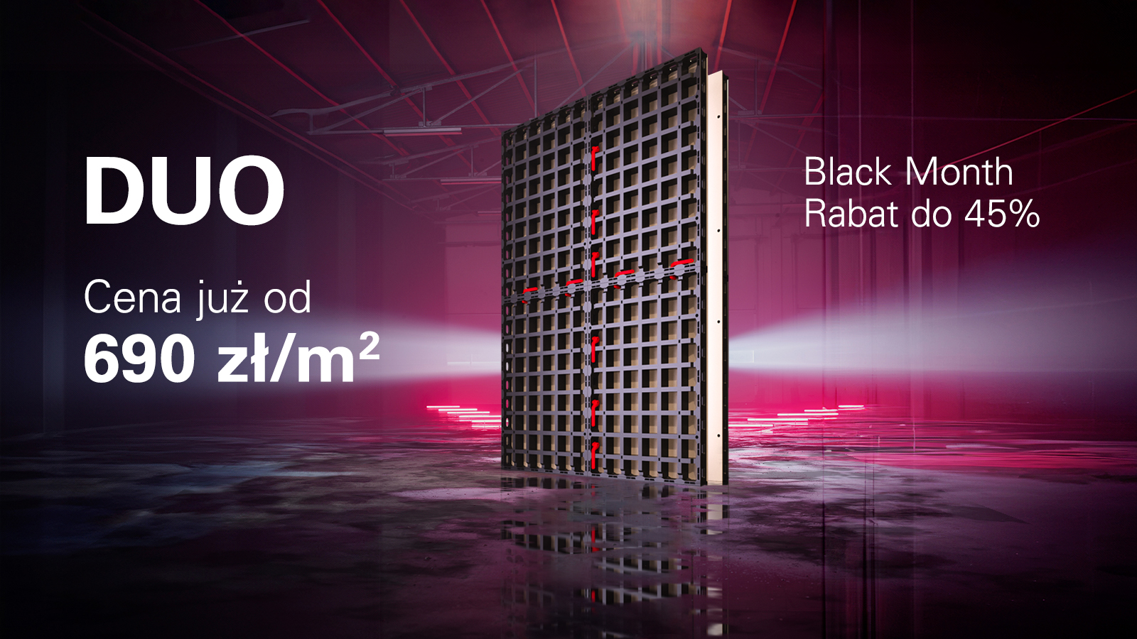 DUO: uniwersalny system lekkich deskowań