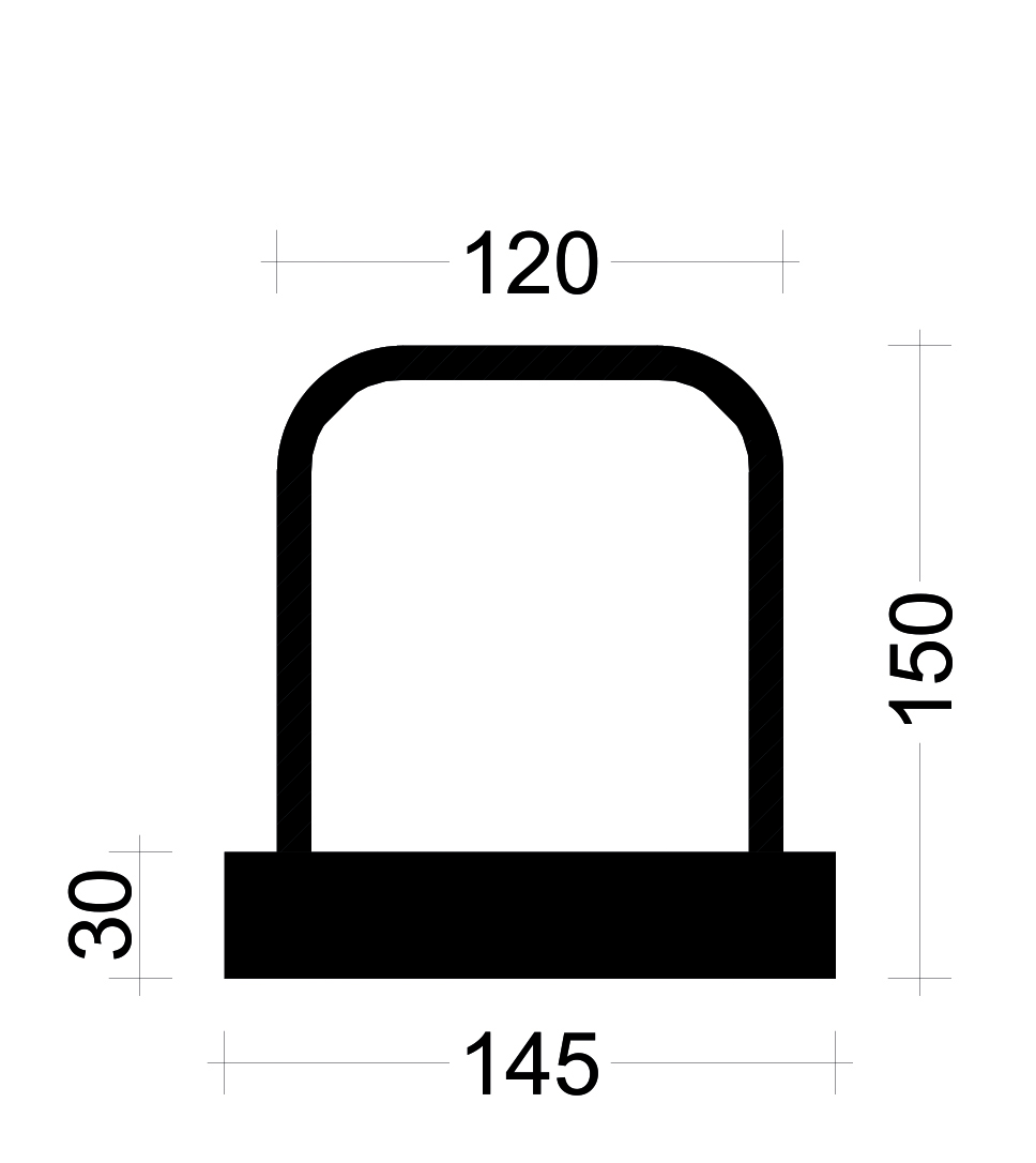 Zbrojenie odginane PLEXUS 145/120 fi=8/15 Zbrojenie odginane PLEXUS 145/120 fi=8/15